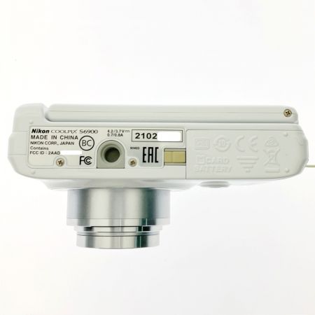  Nikon ニコン COOLPIX コンパクトデジタルカメラ S6900 ナチュラルホワイト