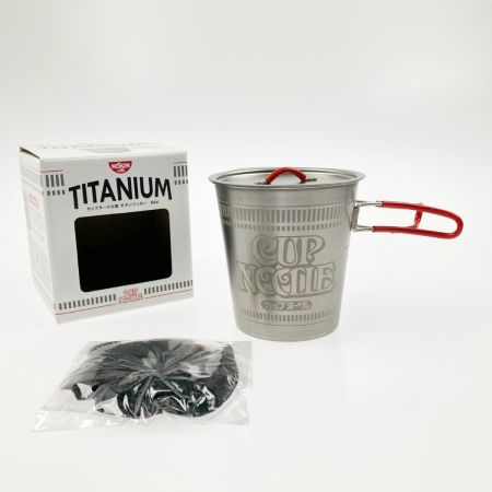  日清 NISSIN カップヌードル型 チタンクッカー 800ｍL TITANIUM