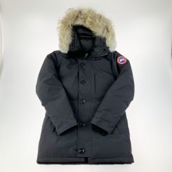 ▽▽ CANADA GOOSE カナダグース ジャスパー ダウンジャケット コヨーテファー 3438JM ブラック Bランク
