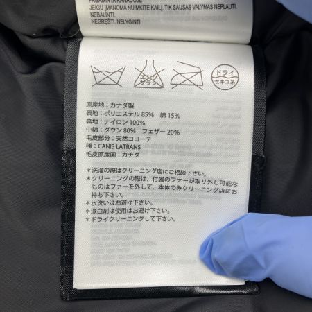 CANADA GOOSE カナダグース ジャスパー ダウンジャケット コヨーテファー 3438JM ブラック