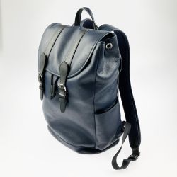 ▽▽ SOMES ソメス ハロン バックパック FU-02 ネイビー レザータグ欠品 Aランク