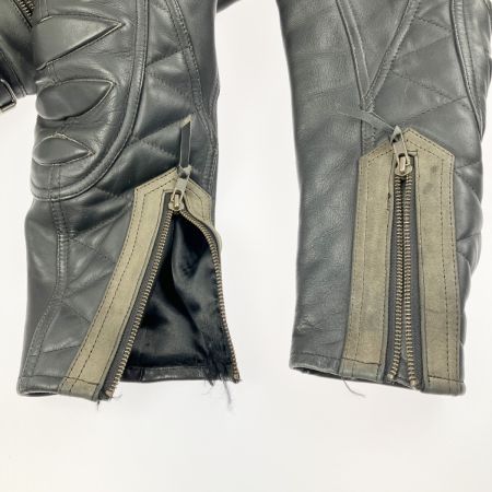  YELLOW CORN イエローコーン ライダース レザージャケット シングル プロテクター 対応 SIZE L ブラック