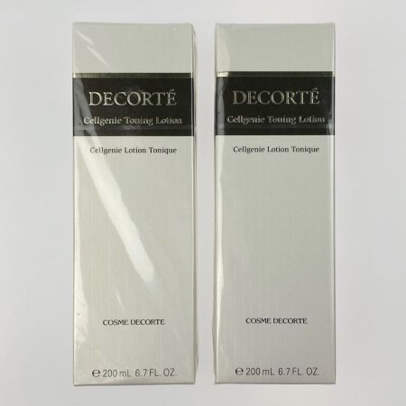  コーセー COSME DECORTE セルジェニートーニングローション 200ml  化粧水 2本セット 未開封品