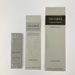 ▽▽ コーセー COSME DECORTE 乳液 洗顔料 リキッドファンデーション201 3個セット  未開封品 Nランク