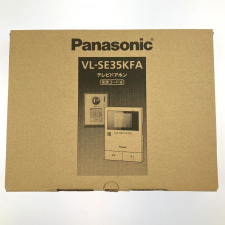  Panasonic パナソニック テレビドアホン 電源コード式 VL-SE35KFA 開封未使用品