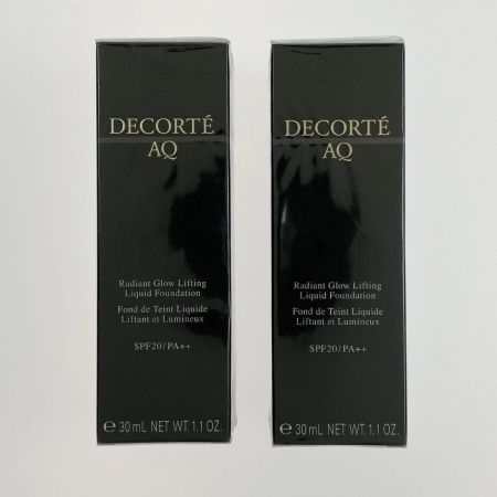  コーセー COSME DECORTE AQ スキン フォルミング リキッドファンデーション 401 30mL 2本セット 未開封品