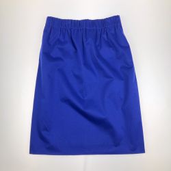 ▽▽ icB ポリウレタンコーティング タイトスカート ひざ丈 size2 300365 3804085 ブルー 未使用品 Sランク