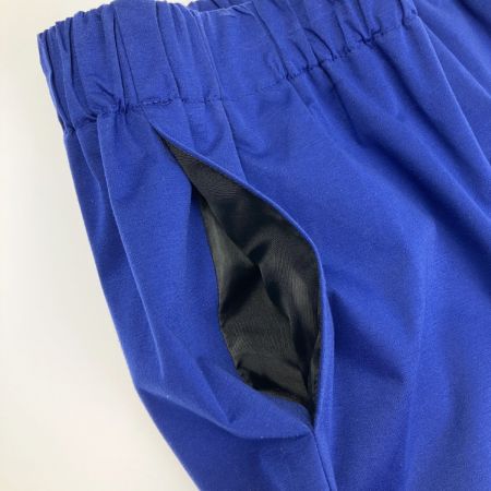  icB ポリウレタンコーティング タイトスカート ひざ丈 size2 300365 3804085 ブルー 未使用品