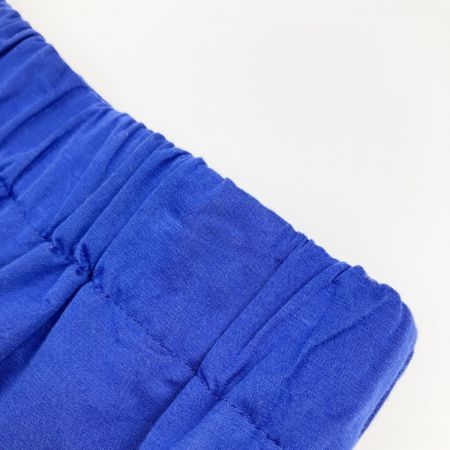  icB ポリウレタンコーティング タイトスカート ひざ丈 size2 300365 3804085 ブルー 未使用品