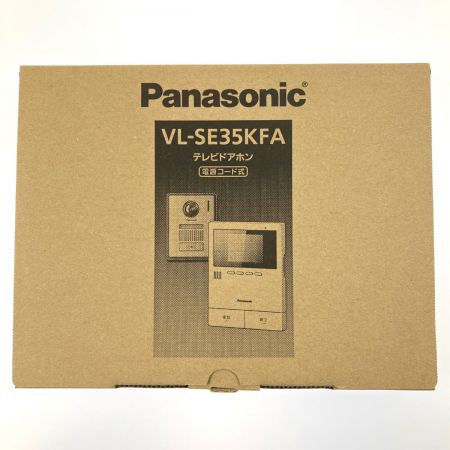  Panasonic パナソニック テレビドアホン 電源コード式 VL-SE35KFA 開封未使用品