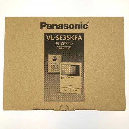  Panasonic パナソニック テレビドアホン 電源コード式 VL-SE35KFA 開封未使用品