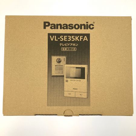  Panasonic パナソニック テレビドアホン 電源コード式 VL-SE35KFA 開封未使用品