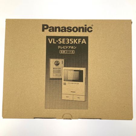  Panasonic パナソニック テレビドアホン 電源コード式 VL-SE35KFA 開封未使用品