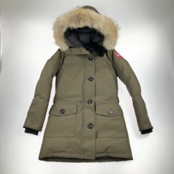 ▽▽ CANADA GOOSE カナダグース BRONTE PARKA オリーブ XS 2603JL オリーブ Cランク