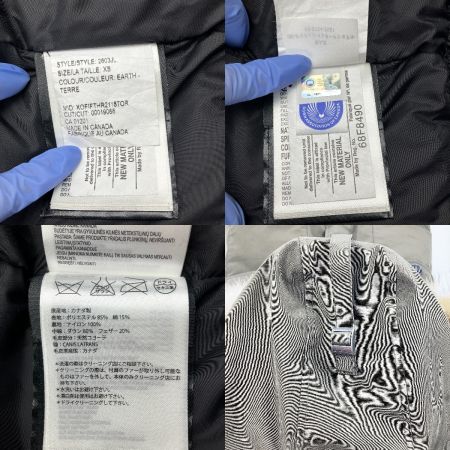  CANADA GOOSE カナダグース BRONTE PARKA オリーブ XS 2603JL オリーブ