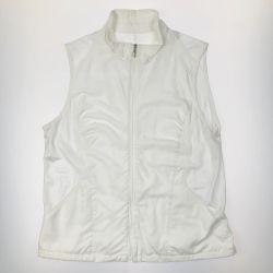 ▽▽ Munsingwear マンシングウェア レディース ゴルフウェア ベスト  LG6558 ホワイト SIZE LL Aランク