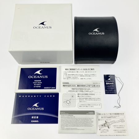  CASIO カシオ オシアナス クラシックライン OCW-T4000BA-1A3JF ブラック