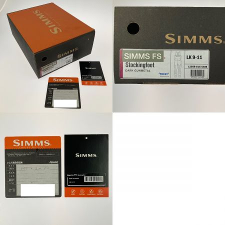  SIMMS  FS Stockingfoot DARK GUNMETAL LK9-11 ウェーダー FS ｽﾄｯｷﾝｸﾞﾌｯﾄ