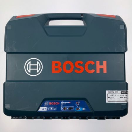  BOSCH ボッシュ コードレスインパクトドライバー GDX 18V-200 2023年製