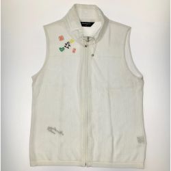 ▽▽ Munsingwear マンシングウェア レディース ゴルフウェア ベスト ホワイト SIZE LL Bランク
