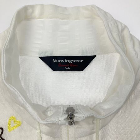  Munsingwear マンシングウェア レディース ゴルフウェア ベスト ホワイト SIZE LL