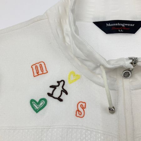  Munsingwear マンシングウェア レディース ゴルフウェア ベスト ホワイト SIZE LL