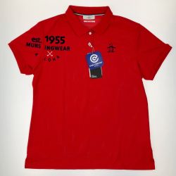 ▽▽ Munsingwear マンシングウェア レディース ゴルフウェア  レッド SIZE 3L 開封未使用品 Aランク