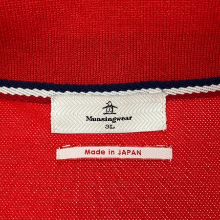  Munsingwear マンシングウェア レディース ゴルフウェア  レッド SIZE 3L 開封未使用品