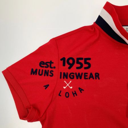  Munsingwear マンシングウェア レディース ゴルフウェア  レッド SIZE 3L 開封未使用品