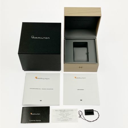  HAMILTON ハミルトン ベンチュラ レザーストラップ  箱・取説付  H244112