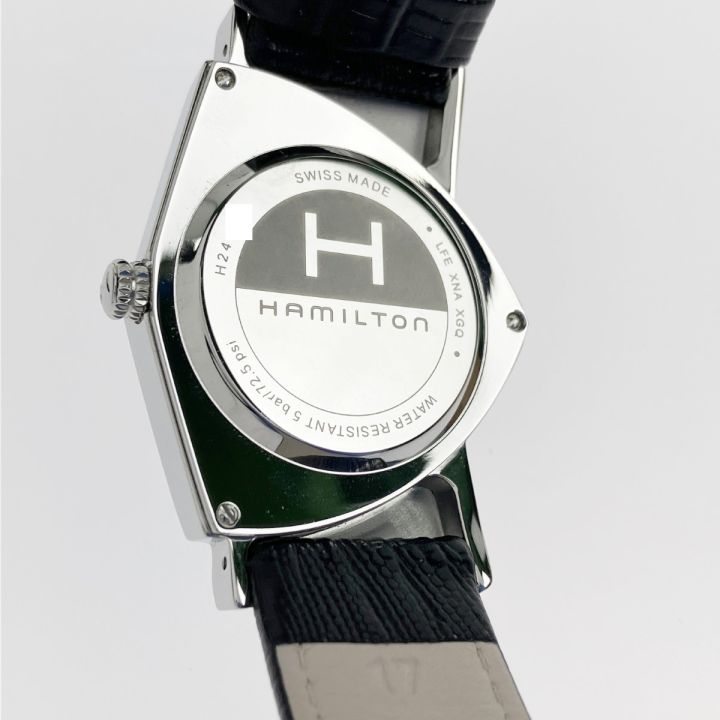 HAMILTON ハミルトン ベンチュラ レザーストラップ 箱・取説付 H244112