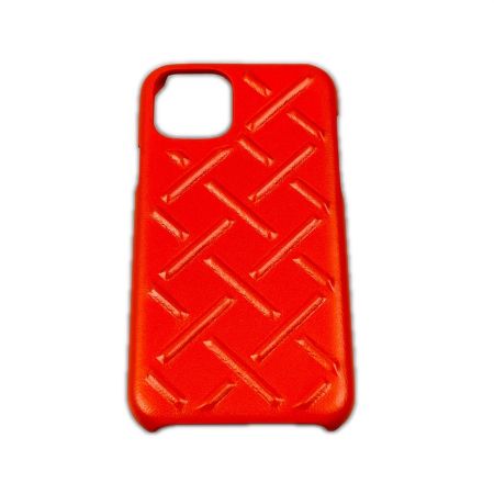  BOTTEGA VENETA ボッテガヴェネタ スマホケース iPhone11Pro対応 オレンジ