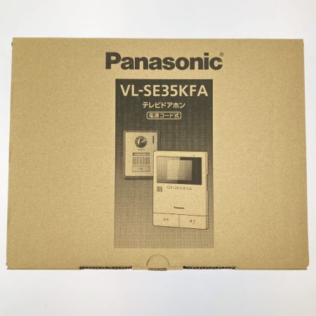  Panasonic パナソニック テレビドアホン 電源コード式 VL-SE35KFA 開封未使用品