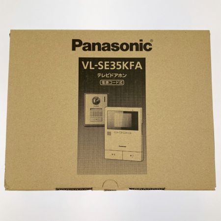  Panasonic パナソニック テレビドアホン 電源コード式 VL-SE35KFA 開封未使用品