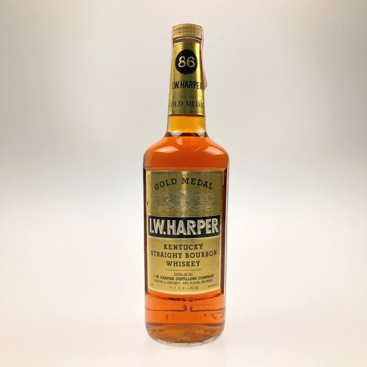 バーボン I.W.HARPER GOLD MEDAL 86 750ml 43％ 未開栓｜中古｜なんでもリサイクルビッグバン