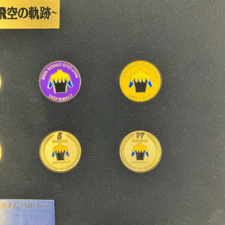  銀座天賞堂 ディープインパクト ゴルフ ボールマーカー クリップ セット 