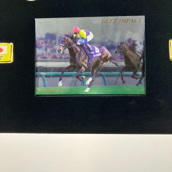 ⑥ 競馬 JRA ◇ ディープインパクト ◇ ゴルフマーカー ◇ 祝七冠記念