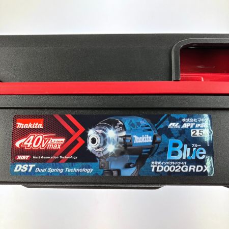 MAKITA マキタ 40Vmax インパクトドライバ TD002GRDX ブルー