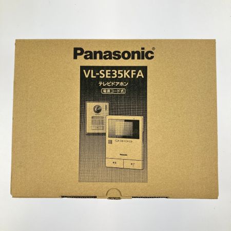  Panasonic パナソニック テレビドアホン 電源コード式 VL-SE35KFA 開封未使用品