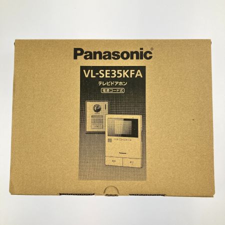  Panasonic パナソニック テレビドアホン 電源コード式 VL-SE35KFA 開封未使用品