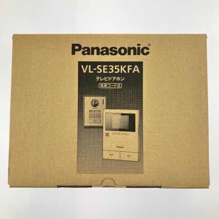  Panasonic パナソニック テレビドアホン 電源コード式 VL-SE35KFA 開封未使用品