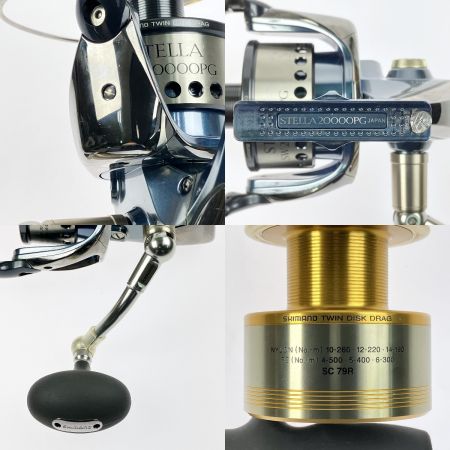  SHIMANO シマノ 01ステラ SW20000PG T型ハンドルノブ・SW16000スプール付属 SC79Y204