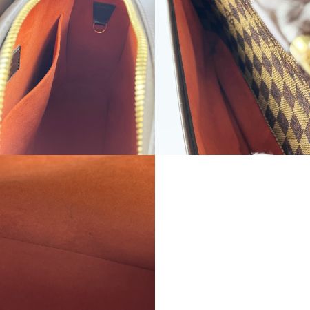  LOUIS VUITTON ルイヴィトン ハンドバッグ ダミエ サリア オリゾンタル N51282 ブラウン