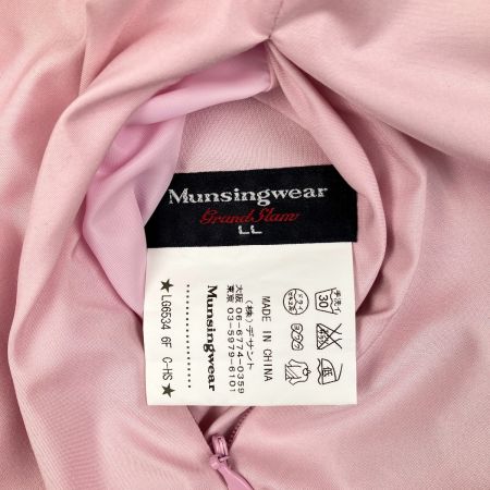  Munsingwear マンシングウェア レディース ゴルフウェア ベスト リバーシブル SIZE LL ライトピンク