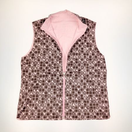  Munsingwear マンシングウェア レディース ゴルフウェア ベスト リバーシブル SIZE LL ライトピンク