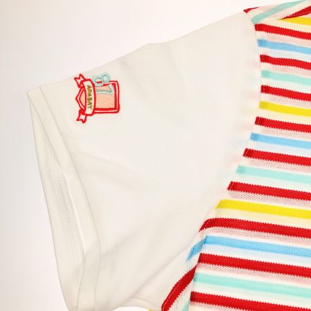  adabat アダバット レディース ゴルフウェア SIZE 42 マルチボーダー 開封未使用品