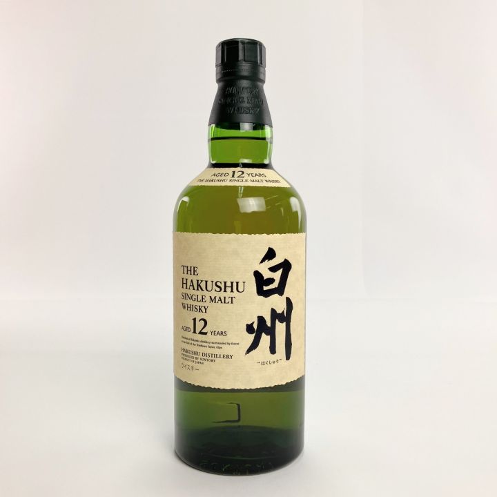 北海道内限定発送】 HAKUSHU 白州/サントリー シングルモルト ウイスキー 12年 700ml 未開栓｜中古｜なんでもリサイクルビッグバン