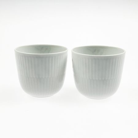  ROYAL COPENHAGEN ロイヤル・コペンハーゲン キャンドルホルダー ブルーフルーテッド 2Pセット