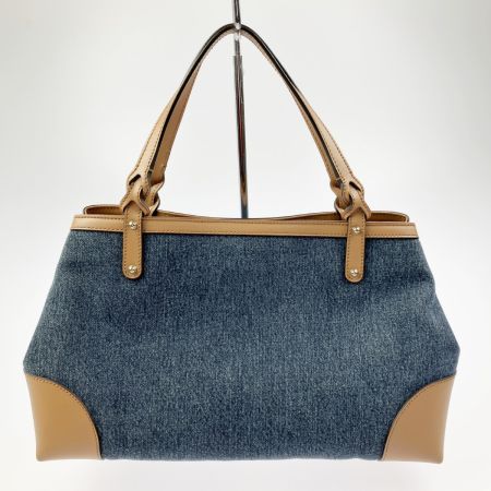 GUCCI グッチ クラフト デニム トートバッグ  348715 ブルー x ブラウン