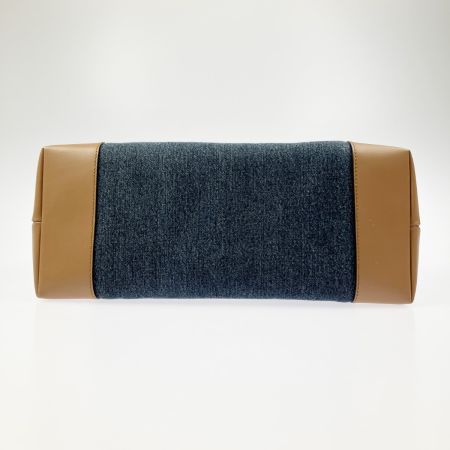  GUCCI グッチ クラフト デニム トートバッグ  348715 ブルー x ブラウン